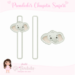 Prendedor de Chupeta Safari 1-Menino