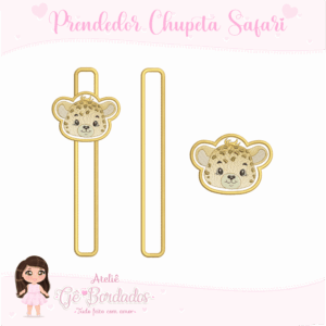 Prendedor de Chupeta Safari 7-Menino