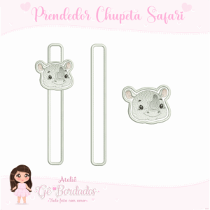 Prendedor de Chupeta Safari 5-Menino