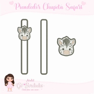 Prendedor de Chupeta Safari 6-Menino
