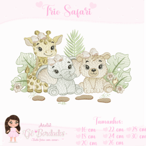 Trio Safari-Menina