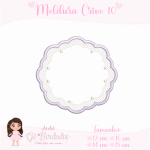Moldura Crivo 10
