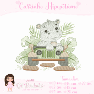 Carrinho Hipopótamo