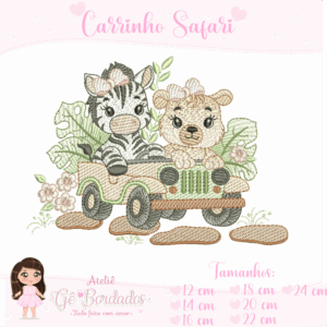 Carrinho Safari 1 Menina
