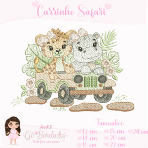 Carrinho Safari 2 Menina