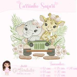 Carrinho Safari 3 Menina