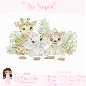 Trio Safari-Menina
