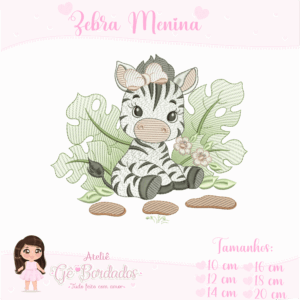 Zebra-Menina
