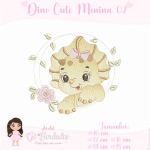Dino Cute 02-Menina