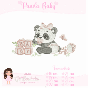 Panda Baby-Menina