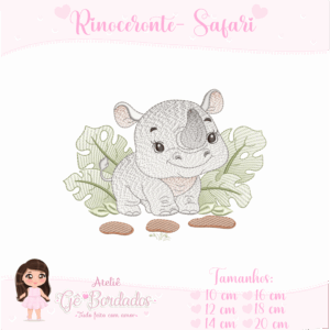 Rinoceronte Safari-Menino