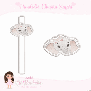Prendedor de Chupeta Safari 2-Menina