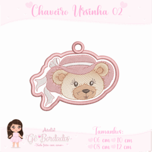 Chaveiro Ursinha Cute 02