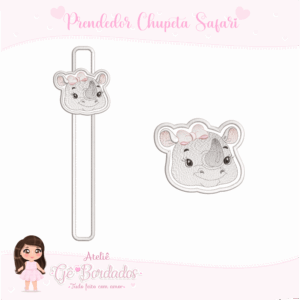Prendedor de Chupeta Safari 5-Menina