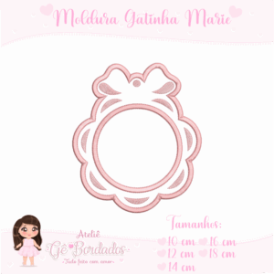 Moldura Gatinha Marie