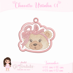 Chaveiro Ursinha Cute 01