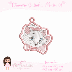 Chaveiro Gatinha Marie 01