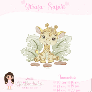 Girafa Safari-Menino
