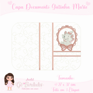 Capa de Documento Gatinha Marie