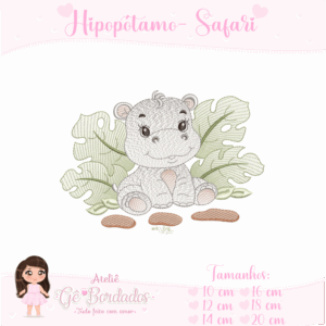 Hipopótamo Safari-Menino