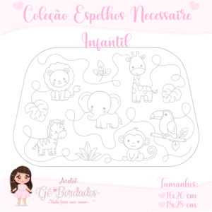 Coleção Espelhos Necessaire Infantil