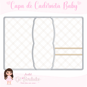 Capa de caderneta baby - Ateliê Gê Bordados (8)